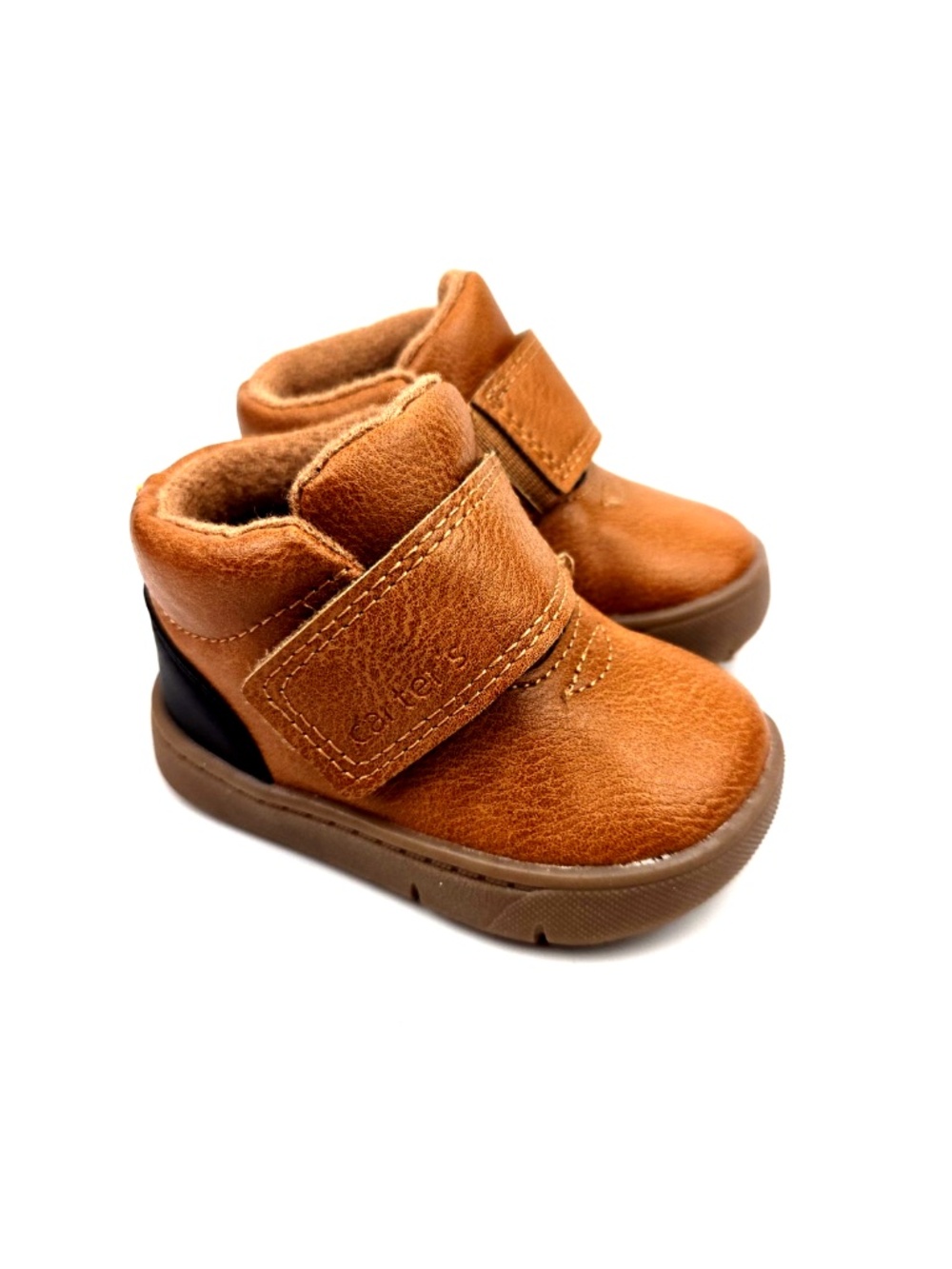 Carter's Baby Boots  Size 2m Boys Shoes Every Step First Walkers Brown Children